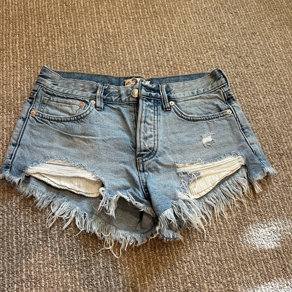 WE THE FREE denim short